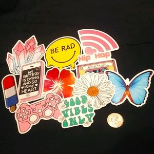 Super Cute Laptop Sticker Set of 11